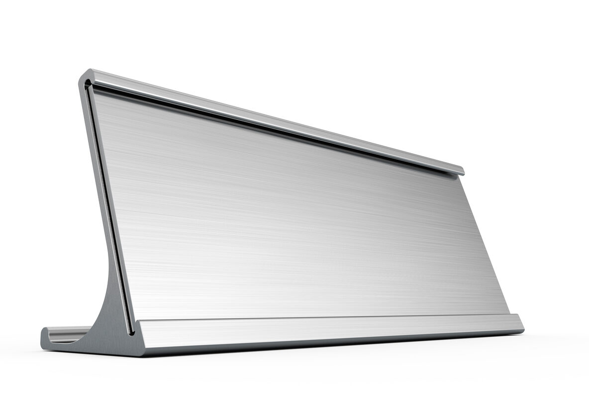 Desk Plate